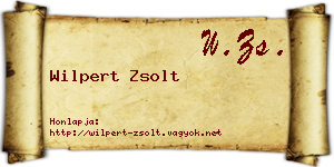 Wilpert Zsolt névjegykártya